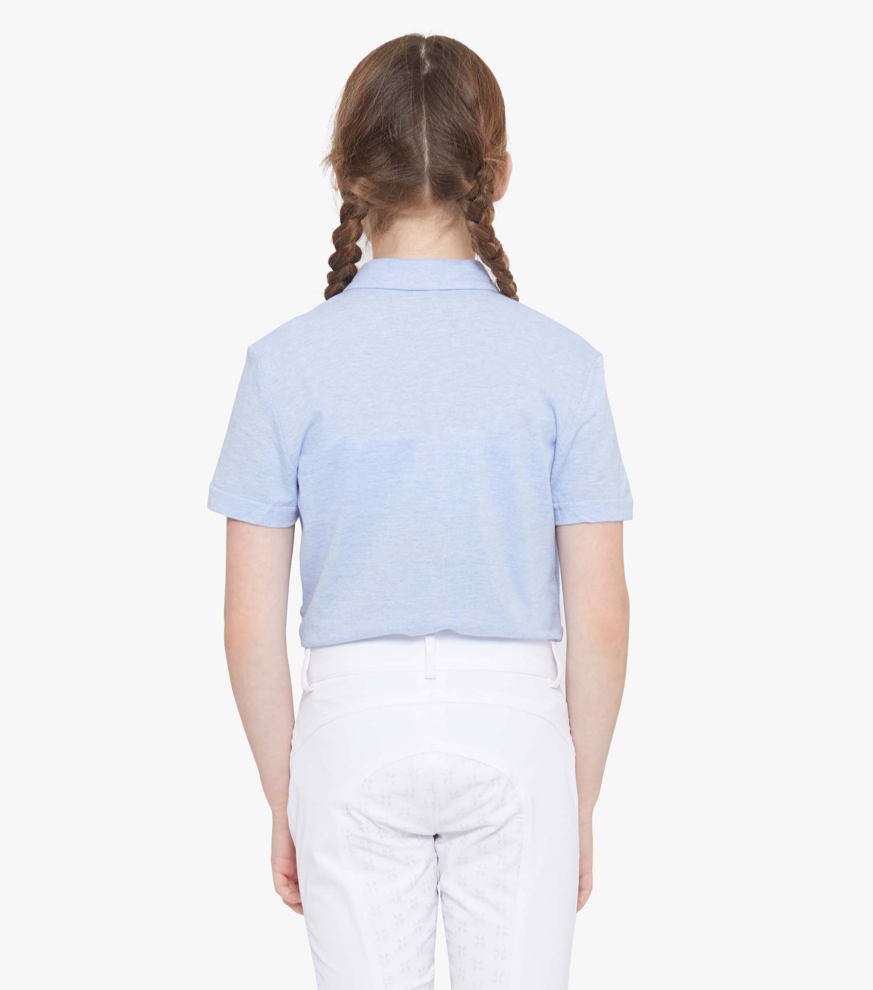 Light blue polo shirt girls sale