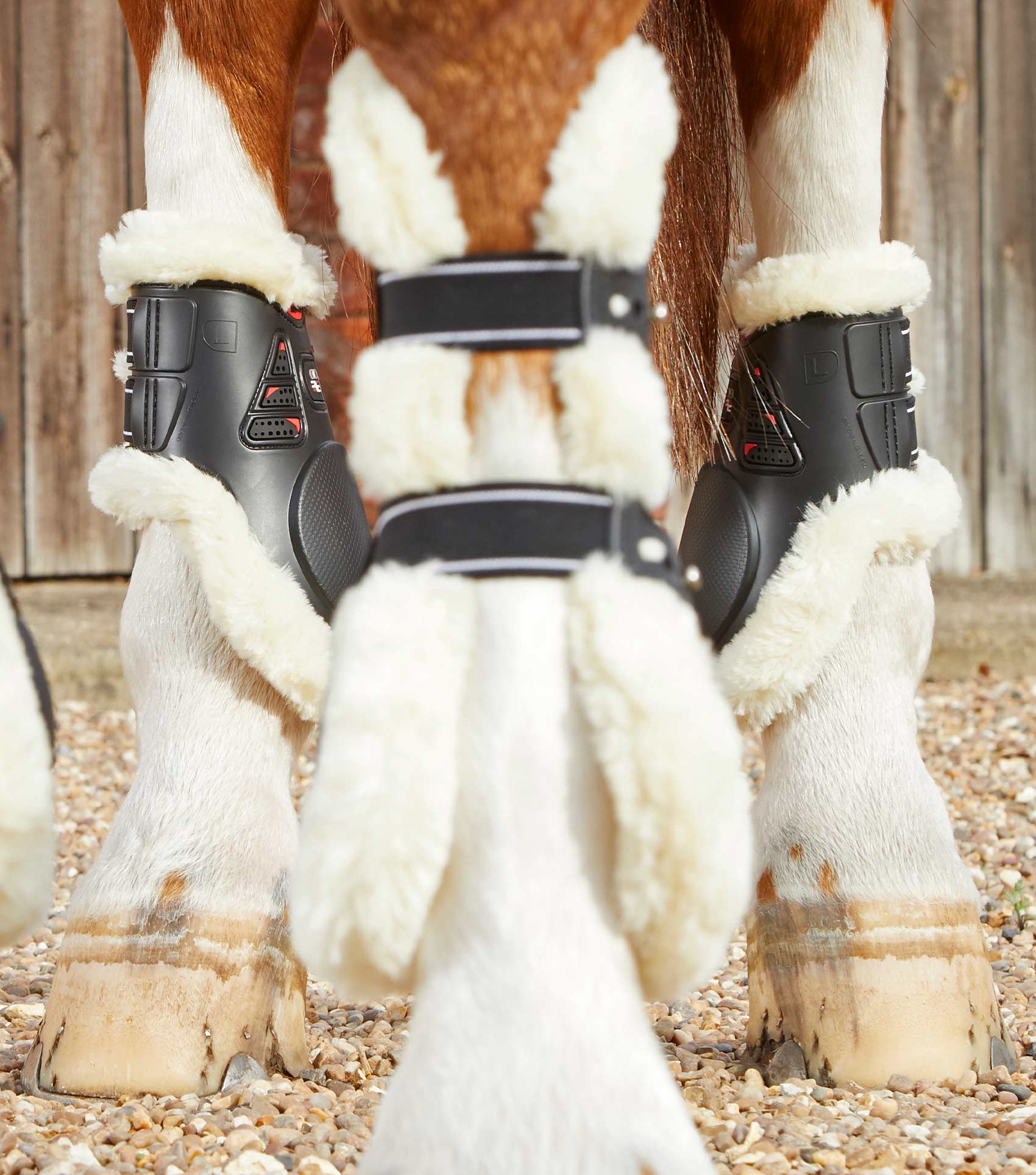 Sheepskin lined riding clearance boots