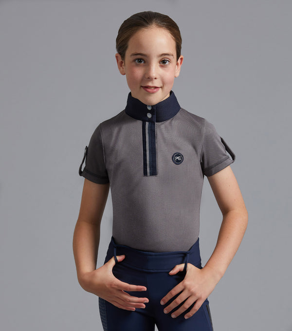 Mini Amia Girl's Technical Short Sleeved Riding Top