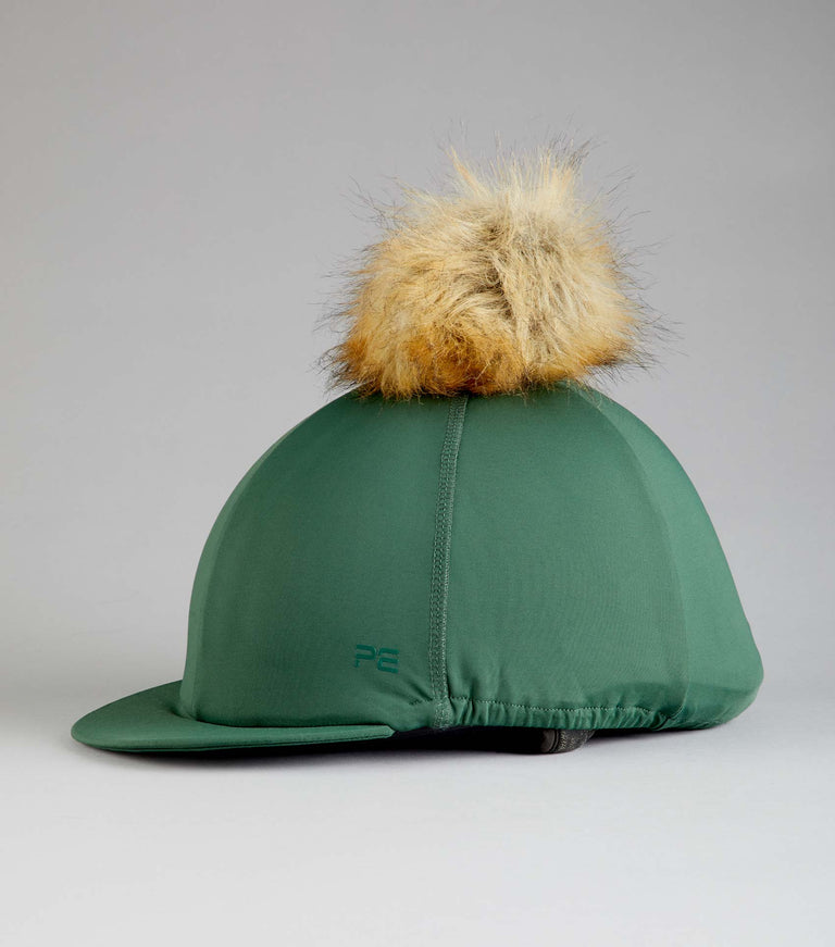 Baseball cap with fur pom pom online