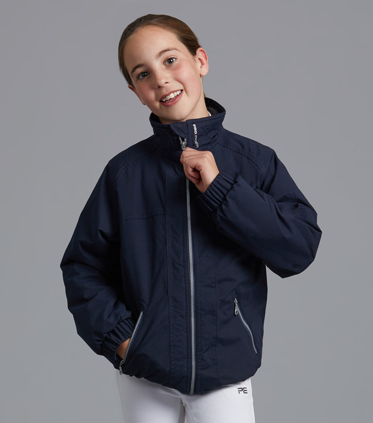 Marked - Junior Pro Rider Unisex Riding Jacket Navy