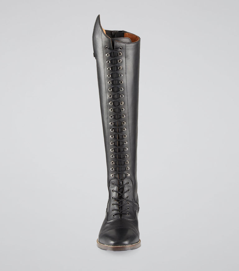 Lace back riding boots best sale