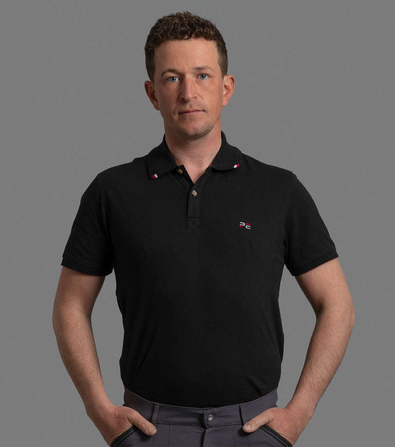 Respiro Men's Riding Polo Shirt - Black – Premier Equine Int. Ltd.