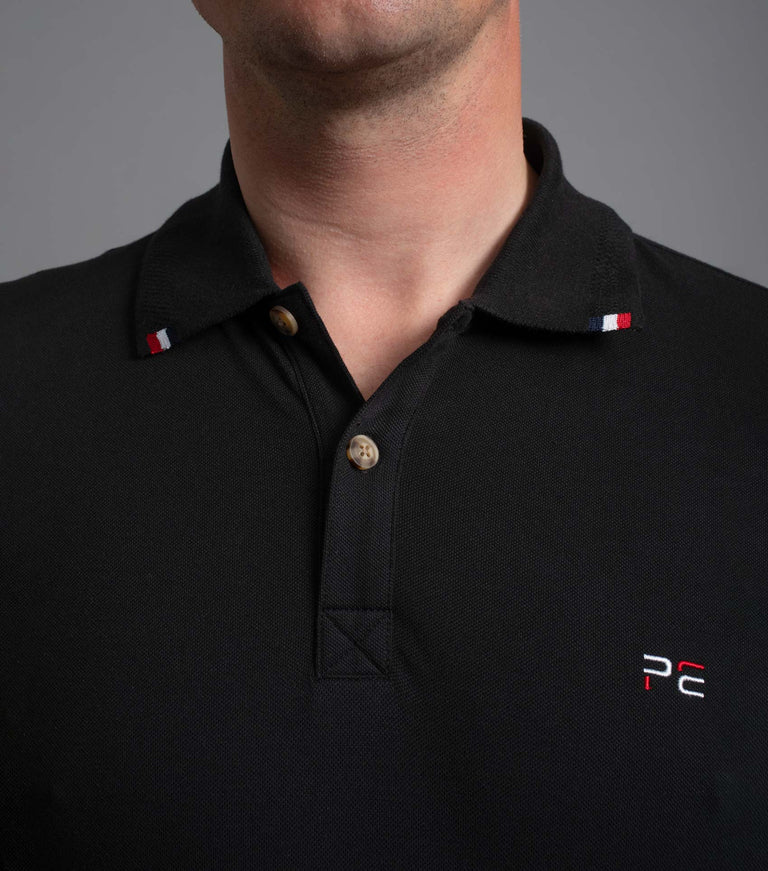 Respiro Men's Riding Polo Shirt - Black – Premier Equine Int. Ltd.