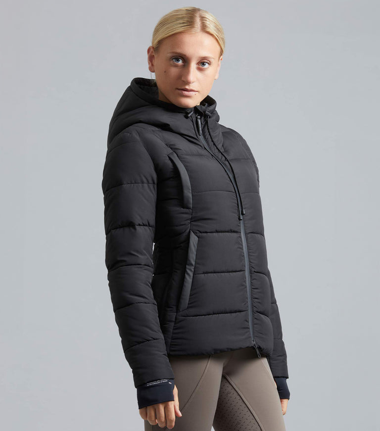 Casella Ladies Quilted Jacket - Black – Premier Equine Int. Ltd.