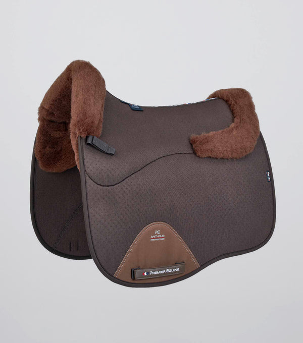 Close Contact Airtechnology Shockproof Wool Saddle Pad - Dressage Square