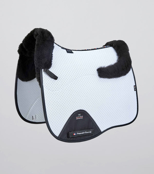 Close Contact Airtechnology Shockproof Wool Saddle Pad - Dressage Square