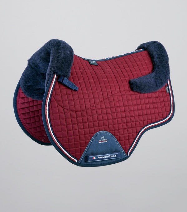 Close Contact Merino Wool European Saddle Pad - GP/Jump Square