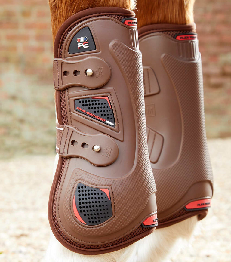 Kevlar Airtechnology Tendon Boots - Brown – Premier Equine Int. Ltd.