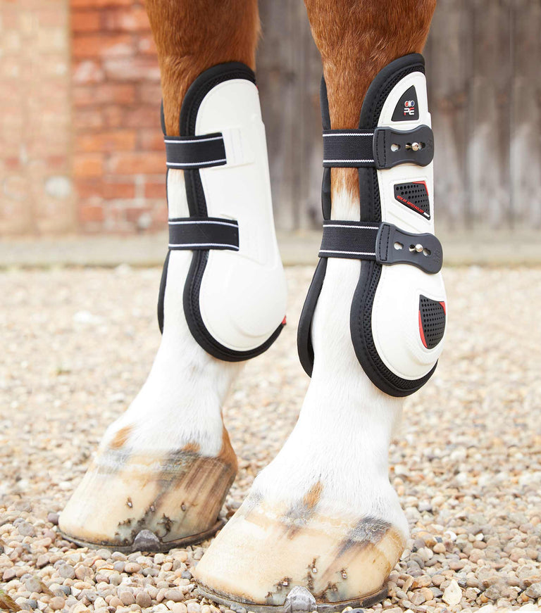 Sale Kevlar Airtechnology Tendon Boots White Premier Equine Int. Ltd