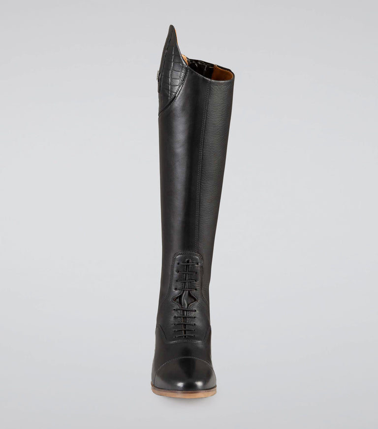 Passaggio Ladies Leather Field Tall Riding Boot Black Premier Equine Int. Ltd