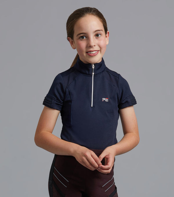 Mini Remisa Girl's Technical Short Sleeved Riding Top