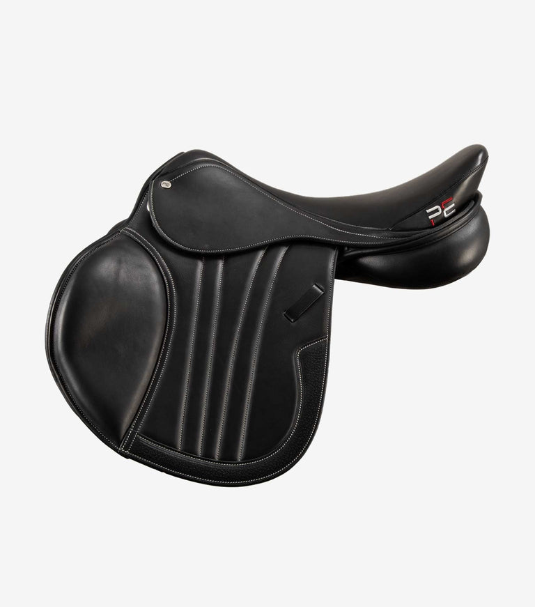 Chamonix Leather Close Contact Jump Saddle - Black – Premier Equine Int ...